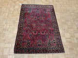 ANTIQUE 4ft. x 6ft. TRADITIONAL SAROUK - David Tiftickjian & Sons