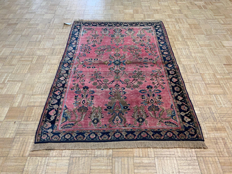 ANTIQUE 4ft. x 6ft. TRADITIONAL SAROUK - David Tiftickjian & Sons