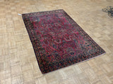 ANTIQUE 4ft. x 6ft. TRADITIONAL SAROUK - David Tiftickjian & Sons