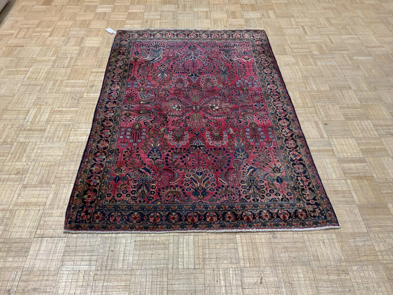 ANTIQUE 4ft. x 6ft. TRADITIONAL SAROUK - David Tiftickjian & Sons