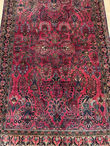 ANTIQUE 4ft. x 6ft. TRADITIONAL SAROUK - David Tiftickjian & Sons