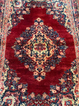ANTIQUE 4ft. x 6ft. TRADITIONAL SAROUK - David Tiftickjian & Sons