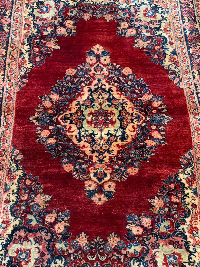 ANTIQUE 4ft. x 6ft. TRADITIONAL SAROUK - David Tiftickjian & Sons