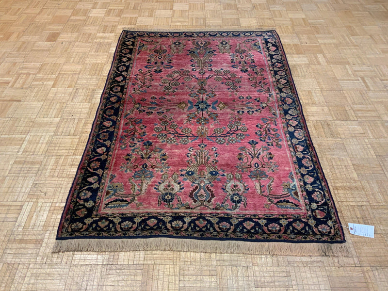 ANTIQUE 4ft. x 6ft. TRADITIONAL SAROUK - David Tiftickjian & Sons