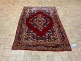 ANTIQUE 4ft. x 6ft. TRADITIONAL SAROUK - David Tiftickjian & Sons
