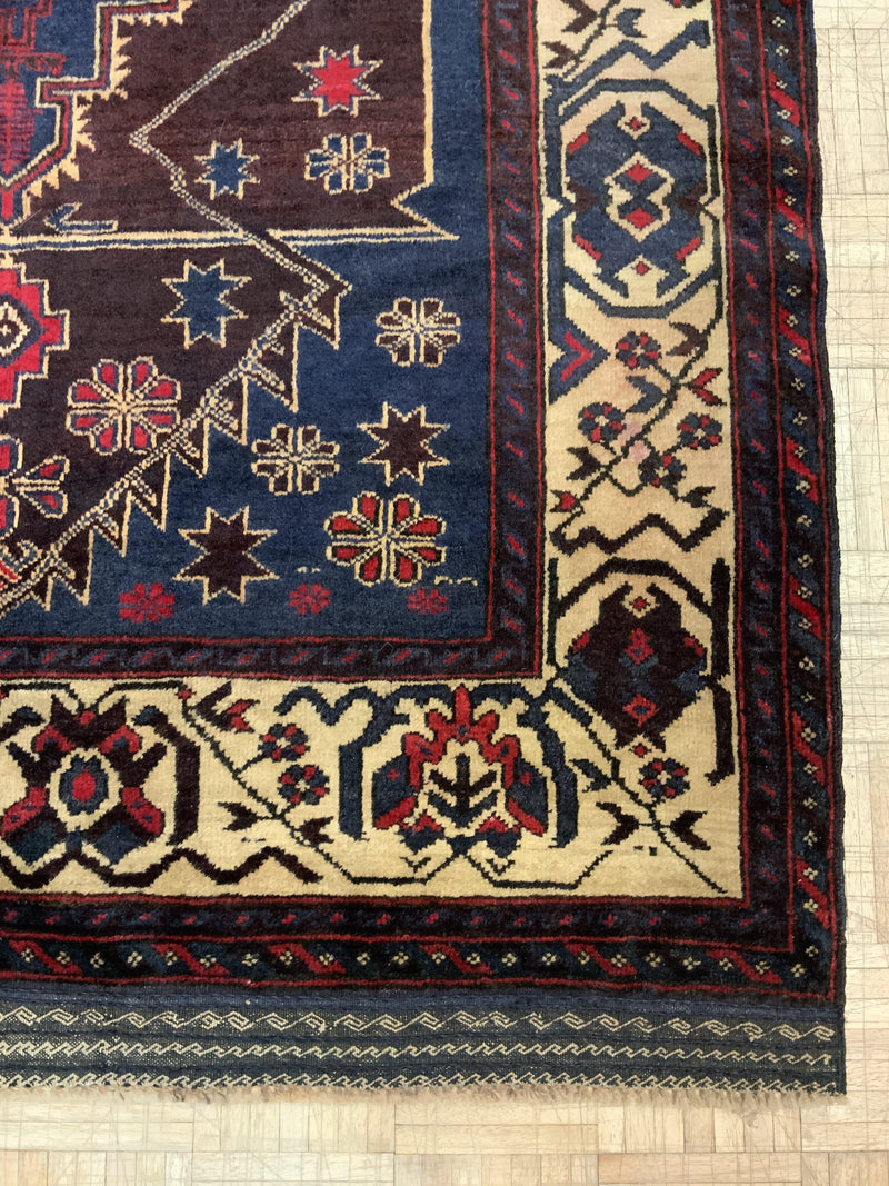 ANTIQUE 4ft. x 6ft. TRANSITIONAL BALOUCH - David Tiftickjian & Sons