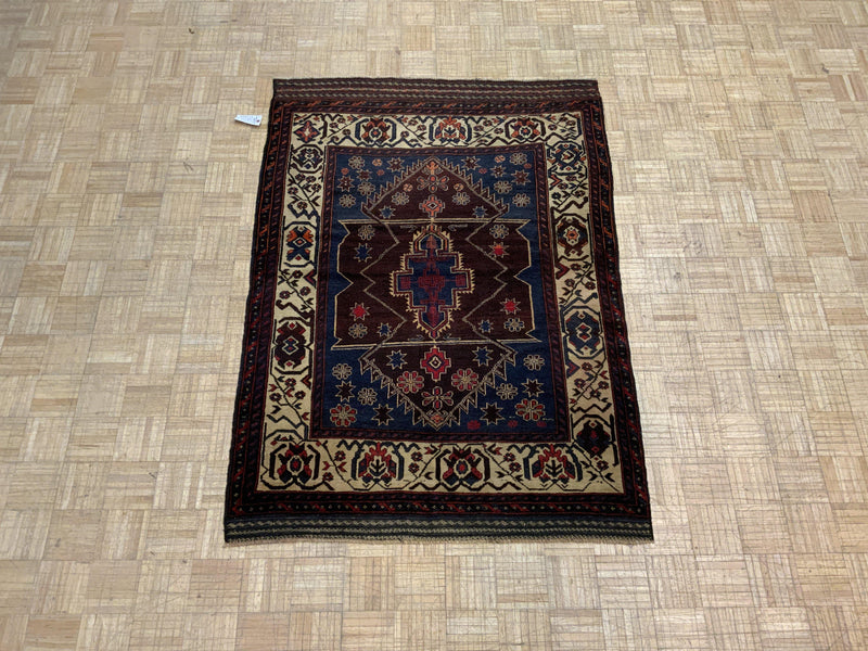 ANTIQUE 4ft. x 6ft. TRANSITIONAL BALOUCH - David Tiftickjian & Sons