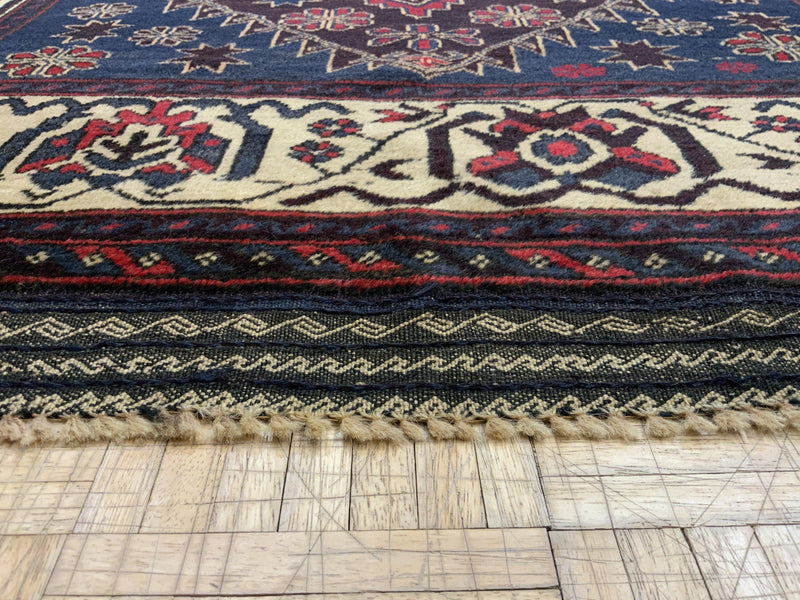 ANTIQUE 4ft. x 6ft. TRANSITIONAL BALOUCH - David Tiftickjian & Sons
