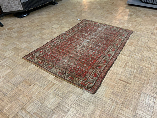 ANTIQUE 4ft. x 6ft. TRANSITIONAL HAMADAN - David Tiftickjian & Sons