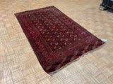 ANTIQUE 4ft. x 7ft. GEOMETRIC BOKARA - David Tiftickjian & Sons