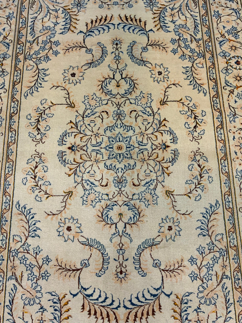 ANTIQUE 4ft. x 7ft. TRADITIONAL KASHAN - David Tiftickjian & Sons
