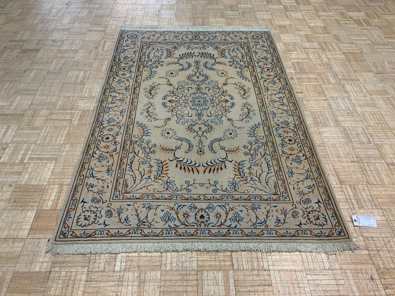 ANTIQUE 4ft. x 7ft. TRADITIONAL KASHAN - David Tiftickjian & Sons