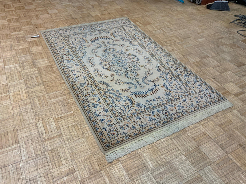 ANTIQUE 4ft. x 7ft. TRADITIONAL KASHAN - David Tiftickjian & Sons