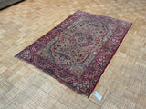 ANTIQUE 4ft. x 7ft. TRADITIONAL KERMAN - David Tiftickjian & Sons
