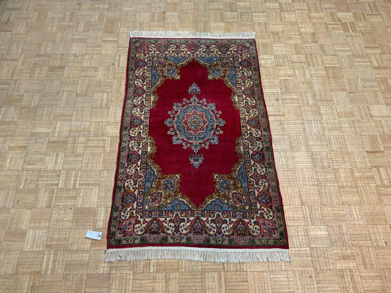 ANTIQUE 4ft. x 7ft. TRADITIONAL KERMAN - David Tiftickjian & Sons