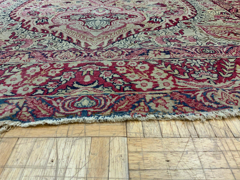 ANTIQUE 4ft. x 7ft. TRADITIONAL KERMAN - David Tiftickjian & Sons