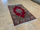 ANTIQUE 4ft. x 7ft. TRADITIONAL KERMAN - David Tiftickjian & Sons