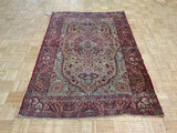 ANTIQUE 4ft. x 7ft. TRADITIONAL KERMAN - David Tiftickjian & Sons