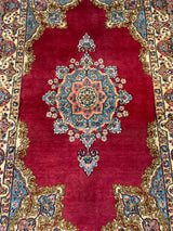 ANTIQUE 4ft. x 7ft. TRADITIONAL KERMAN - David Tiftickjian & Sons