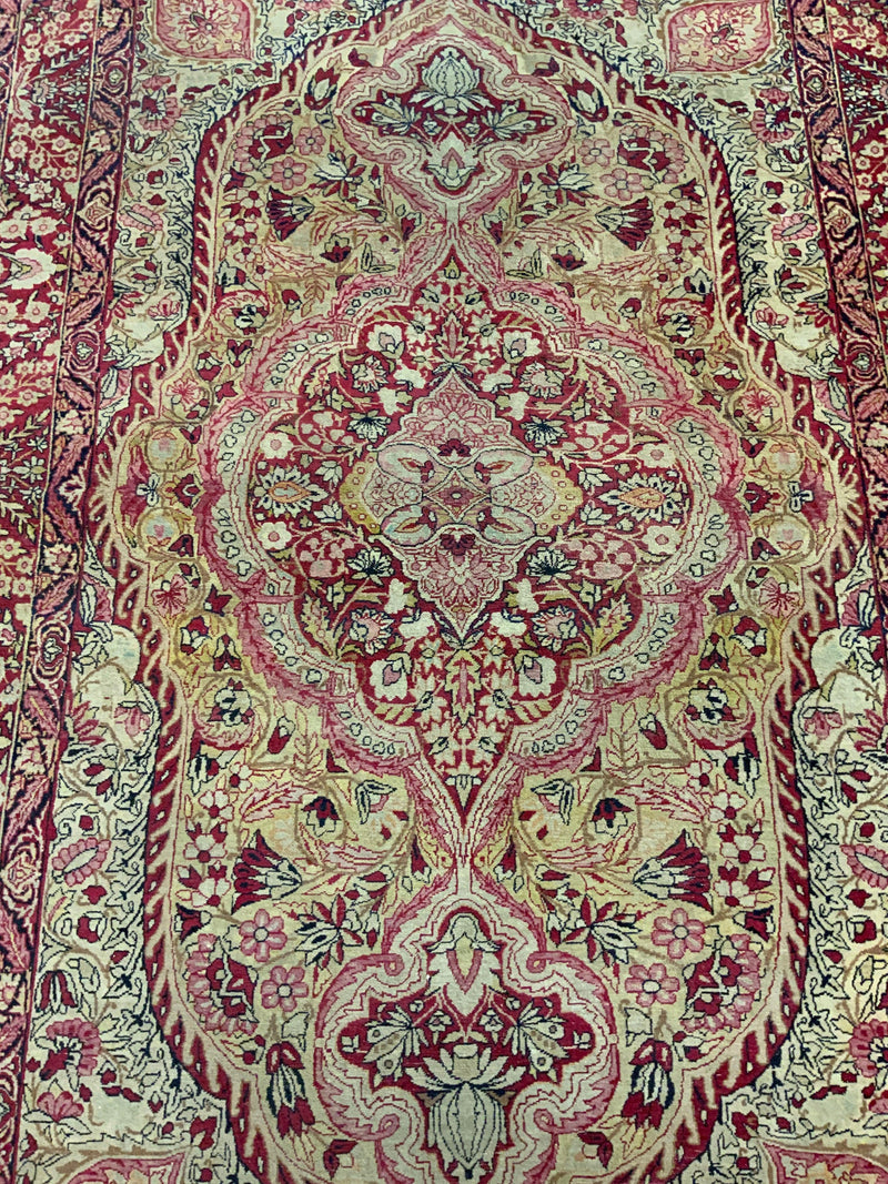 ANTIQUE 4ft. x 7ft. TRADITIONAL KERMAN - David Tiftickjian & Sons