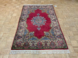 ANTIQUE 4ft. x 7ft. TRADITIONAL KERMAN - David Tiftickjian & Sons