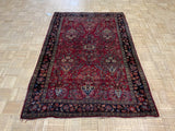 ANTIQUE 4ft. x 7ft. TRADITIONAL SAROUK - David Tiftickjian & Sons