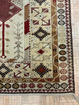 ANTIQUE 4ft. x 7ft. TRANSITIONAL PRAYER RUG - David Tiftickjian & Sons