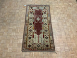 ANTIQUE 4ft. x 7ft. TRANSITIONAL PRAYER RUG - David Tiftickjian & Sons