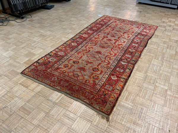 ANTIQUE 4ft. x 9ft. TRANSITIONAL KAZAK - David Tiftickjian & Sons