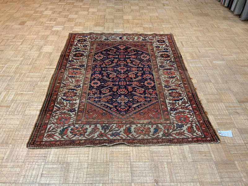 ANTIQUE 5ft. x 6ft. TRANSITIONAL KARAJA - David Tiftickjian & Sons