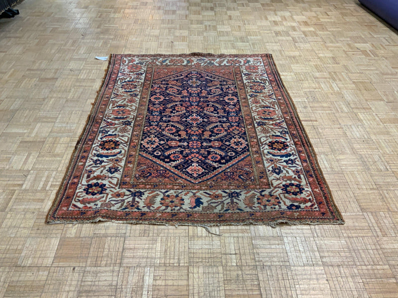 ANTIQUE 5ft. x 6ft. TRANSITIONAL KARAJA - David Tiftickjian & Sons