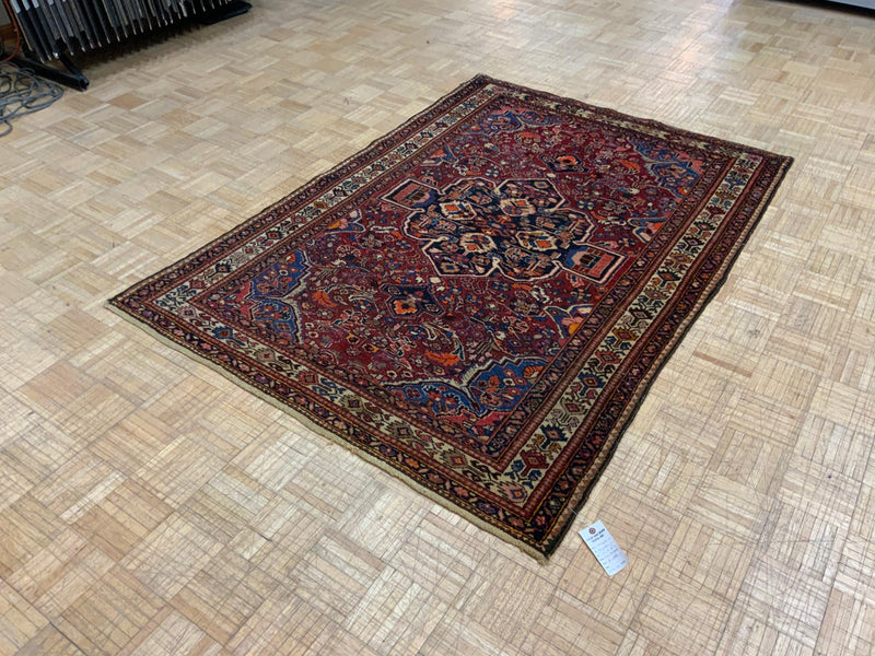 ANTIQUE 5ft. x 7ft. TRADITIONAL BORCHELU - David Tiftickjian & Sons