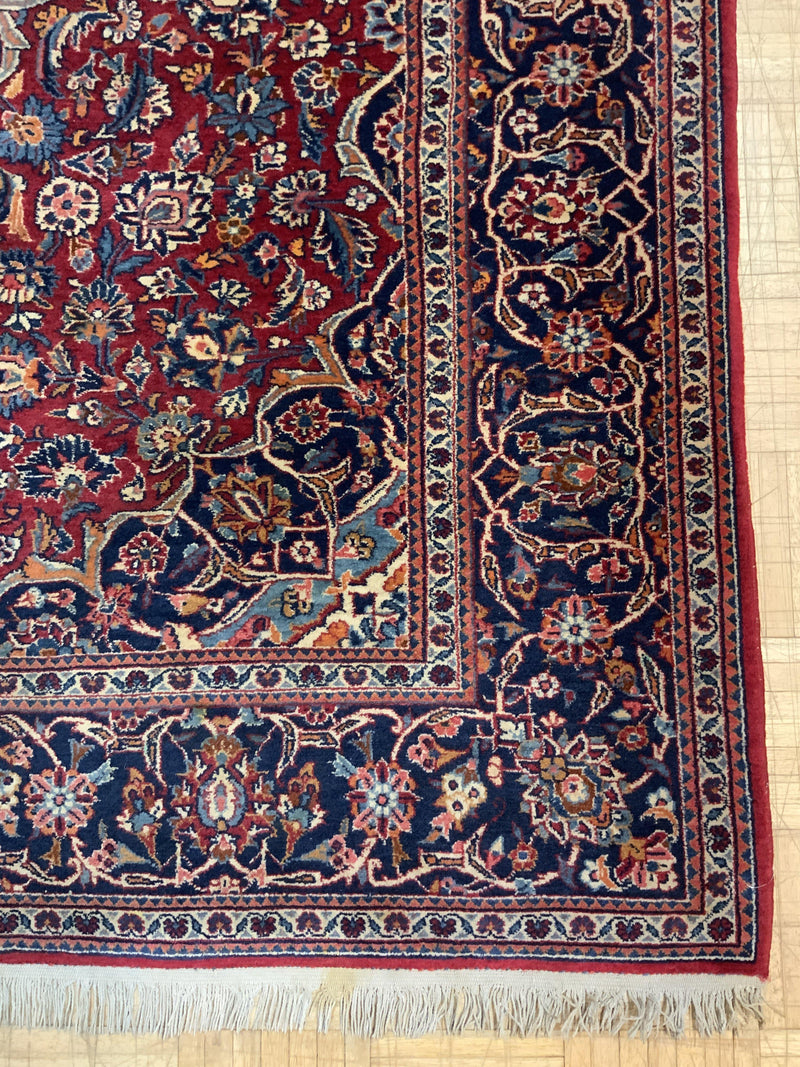 ANTIQUE 5ft. x 7ft. TRADITIONAL KASHAN - David Tiftickjian & Sons