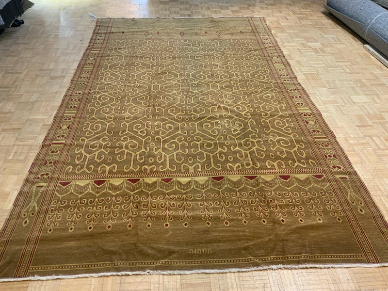 ANTIQUE 8ft. x 12ft. TRANSITIONAL SULTANABAD - David Tiftickjian & Sons