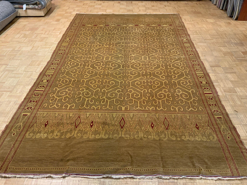 ANTIQUE 8ft. x 12ft. TRANSITIONAL SULTANABAD - David Tiftickjian & Sons
