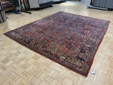 ANTIQUE 9ft. x 11ft. TRADITIONAL SAROUK - David Tiftickjian & Sons