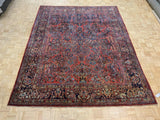 ANTIQUE 9ft. x 11ft. TRADITIONAL SAROUK - David Tiftickjian & Sons