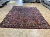 ANTIQUE 9ft. x 11ft. TRADITIONAL SAROUK - David Tiftickjian & Sons