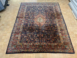 ANTIQUE 9ft. x 12ft. TRADITIONAL KASHAN - David Tiftickjian & Sons