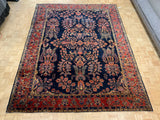 ANTIQUE 9ft. x 12ft. TRADITIONAL SAROUK - David Tiftickjian & Sons