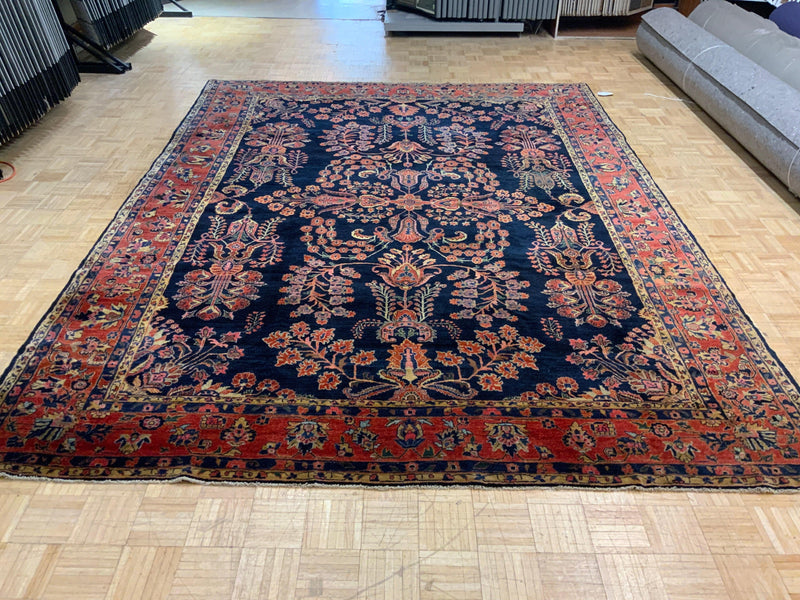 ANTIQUE 9ft. x 12ft. TRADITIONAL SAROUK - David Tiftickjian & Sons