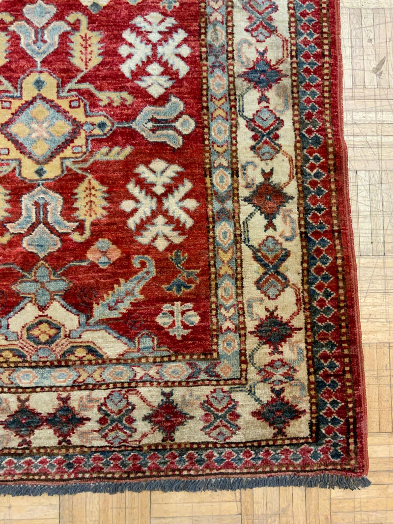HANDKNOTTED 3ft. x 11ft. TRANSITIONAL KAZAK - David Tiftickjian & Sons