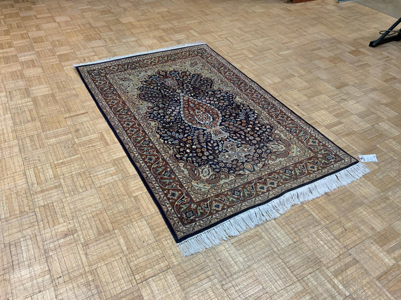 HANDKNOTTED 4ft. x 6ft. TRADITIONAL TABRIZ - David Tiftickjian & Sons
