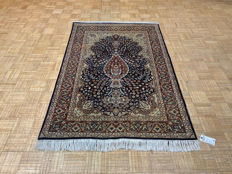 HANDKNOTTED 4ft. x 6ft. TRADITIONAL TABRIZ - David Tiftickjian & Sons