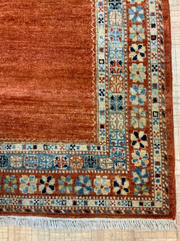 HANDKNOTTED 4ft. x 6ft. TRANSITIONAL GABBEH - David Tiftickjian & Sons