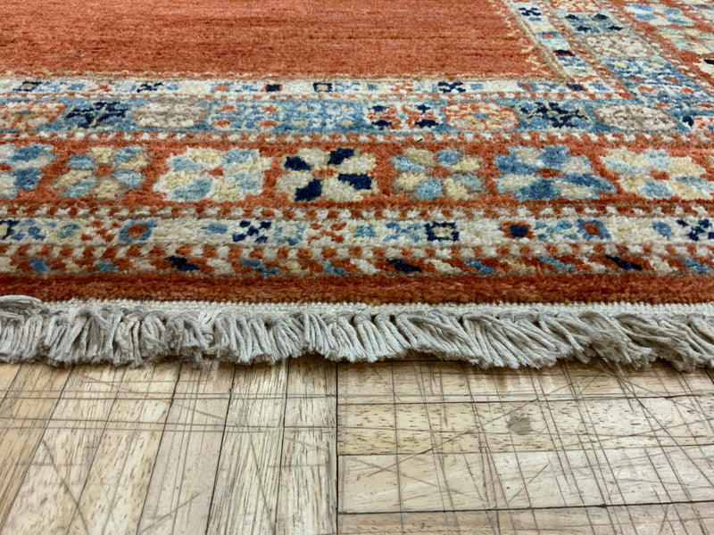 HANDKNOTTED 4ft. x 6ft. TRANSITIONAL GABBEH - David Tiftickjian & Sons