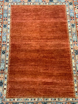 HANDKNOTTED 4ft. x 6ft. TRANSITIONAL GABBEH - David Tiftickjian & Sons