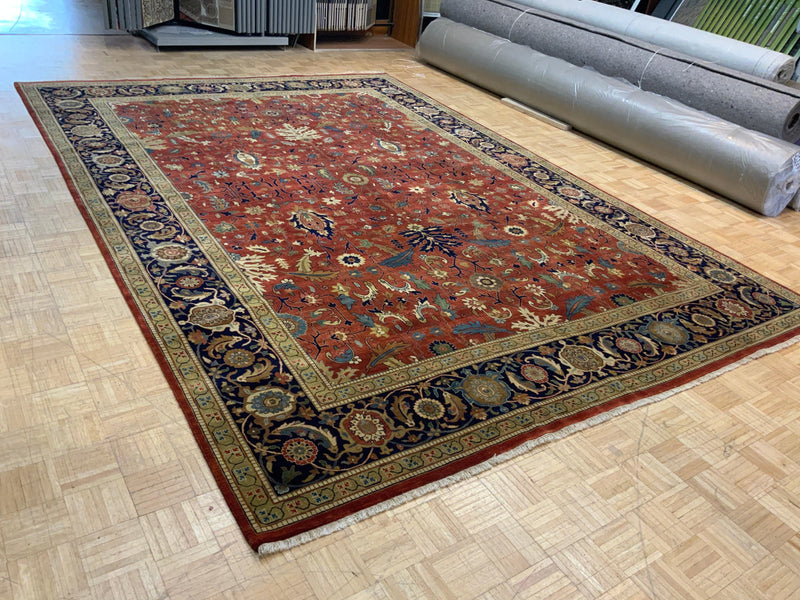 HIGH-END 10ft. x 14ft. TRANSITIONAL KASHAN - David Tiftickjian & Sons