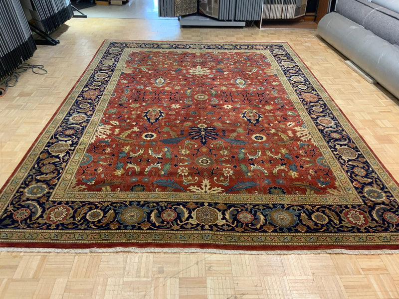 HIGH-END 10ft. x 14ft. TRANSITIONAL KASHAN - David Tiftickjian & Sons