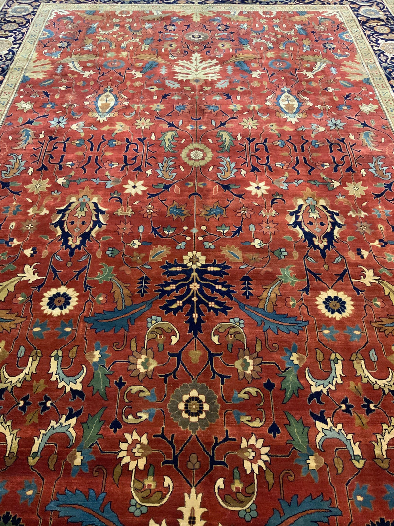 HIGH-END 10ft. x 14ft. TRANSITIONAL KASHAN - David Tiftickjian & Sons